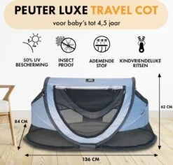 Deryan Peuter Luxe Campingbedje – Inclusief Zelfopblaasbare Matras - Blue -Bekend Babyproducten Winkel 1200x1148 7