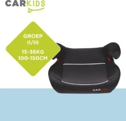 Carkids Auto Zitverhoger Grijs | Autostoeltje Groep 2-3 | Kinderen Van 3,5-12 Jaar | 15-36 Kg -Bekend Babyproducten Winkel 1200x1150 3