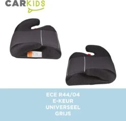 Carkids Auto Zitverhoger Grijs | Autostoeltje Groep 2-3 | Kinderen Van 3,5-12 Jaar | 15-36 Kg -Bekend Babyproducten Winkel 1200x1150 4