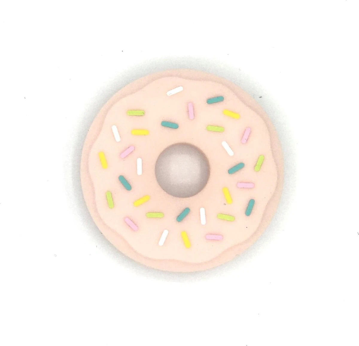 Donut Bijtketting Kauwsieraad - Roze 6 Donut Bijtketting Kauwsieraad - Roze - Afbeelding 4