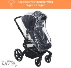 Universele Regenhoes Kinderwagen Met Kijkvenster – Buggy Hoes Universeel – Tegen Regen En Miezer Buggy – Doorzichtig -Bekend Babyproducten Winkel 1200x1162 10