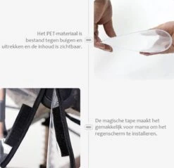 Achilles Universele Regenhoes Kinderwagen (2023 Model)– Buggy Hoes Universeel – Tegen Regen & Miezer -Bekend Babyproducten Winkel 1200x1162 11