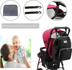 Massi Miliano Luiertas Unisex Zwart (M-22003-6) -Bekend Babyproducten Winkel 1200x1163 2