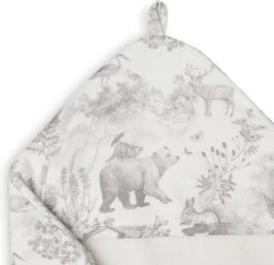 Jollein Badcape 75x75cm Pimpelmees - Forest Animals -Bekend Babyproducten Winkel 1200x1163 5