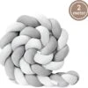 Bedbumper - Bedomrander - Bedbumper Ledikant - Bedbumper Gevlochten - Boxomrander - Babykamer Accessoires - 2 Meter - Katoen - Grijs/wit 2 Bedbumper - Bedomrander - Bedbumper Ledikant - Bedbumper Gevlochten - Boxomrander - Babykamer Accessoires - 2 Meter - Katoen - Grijs/wit -Bekend Babyproducten Winkel 1200x1163 6