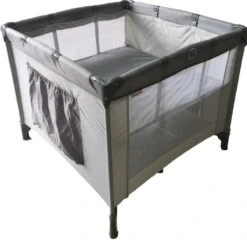 Ding Deluxe Inklapbare Box - Babybox - Grijs - Incl. Bodemverhoger -Bekend Babyproducten Winkel 1200x1165 4