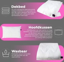 Kinderdekbed 2 In 1 KledingDroom® - 135x100 Cm Dekbed + 40x60 Kussen - Anti-allergisch Wasbaar -Bekend Babyproducten Winkel 1200x1172 8