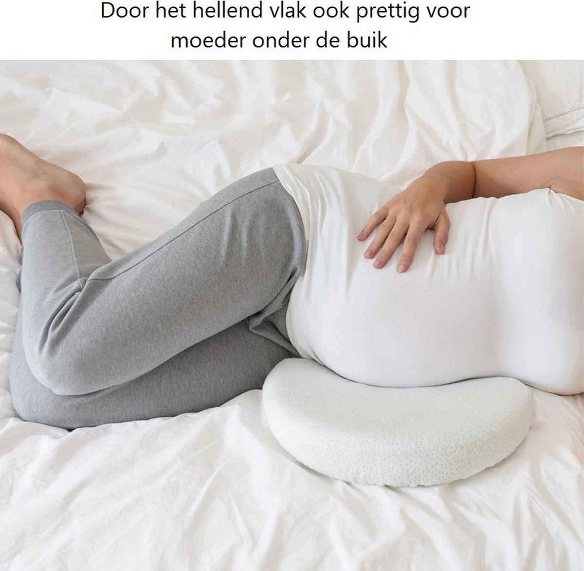 Reflux Kussen ROND – Hellend Kussen – Matrasverhoger – Wigkussen – Zwangerschapskussen – Zijslaapkussen – Slaapkussen Baby – Voedingskussen – Hoofdkussen Baby – Anti Reflux – Verhogend Kussen Baby – Kraamcadeau 4 Reflux Kussen ROND – Hellend Kussen – Matrasverhoger – Wigkussen – Zwangerschapskussen – Zijslaapkussen – Slaapkussen Baby – Voedingskussen – Hoofdkussen Baby – Anti Reflux – Verhogend Kussen Baby – Kraamcadeau - Afbeelding 2
