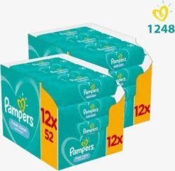 Pampers® Pampers - Fresh Clean - Billendoekjes - 1248 Doekjes - 24 X 52