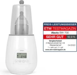 Alecto BW-700 - Snelle Digitale Flessenwarmer 500W Voor Opwarmen, Steriliseren En Ontdooien - Inclusief Stoomkap - Bediening Via Display - Wit 38 Alecto BW-700 - Snelle Digitale Flessenwarmer 500W Voor Opwarmen, Steriliseren En Ontdooien - Inclusief Stoomkap - Bediening Via Display - Wit -Bekend Babyproducten Winkel 1200x1176 2