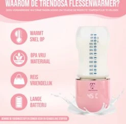 Trendosa Flessenwarmer Set - Draagbare Baby Flessenwarmer Voor Onderweg- Incl Speendoosje - Roze 16 Trendosa Flessenwarmer Set - Draagbare Baby Flessenwarmer Voor Onderweg- Incl Speendoosje - Roze -Bekend Babyproducten Winkel 1200x1177 1