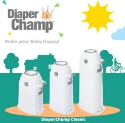 Luieremmer Medium Zilver - Middel - Zonder Navulling - Geschikt Voor Pampers En Huggies - Stoma -Bekend Babyproducten Winkel 1200x1178 6