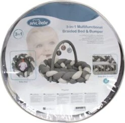 Sevibaby Roze 3-in-1 Braided Bedbumper En Babynest 521-2 -Bekend Babyproducten Winkel 1200x1179 23