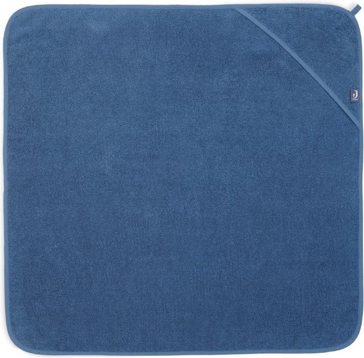Jollein Badcape Badstof 75x75cm - Jeans Blue 3 Jollein Badcape Badstof 75x75cm - Jeans Blue