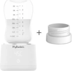 MyBambini's Bottle Warmer Pro™ - Draagbare Baby Flessenwarmer Voor Onderweg - Wit - Geschikt Voor MAM, Lansinoh, NIP & Nanobebe (brede Hals) -Bekend Babyproducten Winkel 1200x1181 1