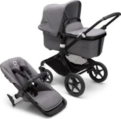 Bugaboo Fox3 Kinderwagen - Black/Grey Melange
