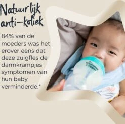 Tommee Tippee Advanced Anti-Colic Zuigfles Spenen, Borst-achtig, Zacht Silicone, Normale Uitstroomsnelheid, 3m+, Verpakking Van 2 -Bekend Babyproducten Winkel 1200x1189