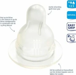 Difrax 1-2-3 Doseerspeen Natural - 2st -Bekend Babyproducten Winkel 1200x1189 3