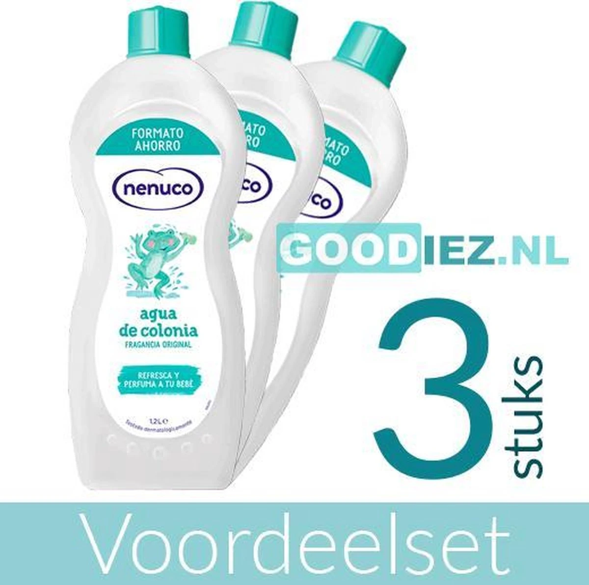 Nenuco Agua De Colonia Baby Haarlotion - 3x 600ml - Voordeelverpakking 3 Nenuco Agua De Colonia Baby Haarlotion - 3x 600ml - Voordeelverpakking