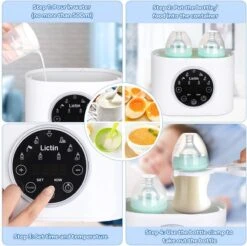 Merkloos Lictin Flessensterilisator En Flessenwarmer -Bekend Babyproducten Winkel 1200x1196 3