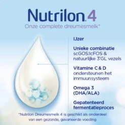 Nutrilon 4 Vanille Dreumesmelk – Flesvoeding Vanaf 1 Jaar – 800g -Bekend Babyproducten Winkel 1200x1196 6