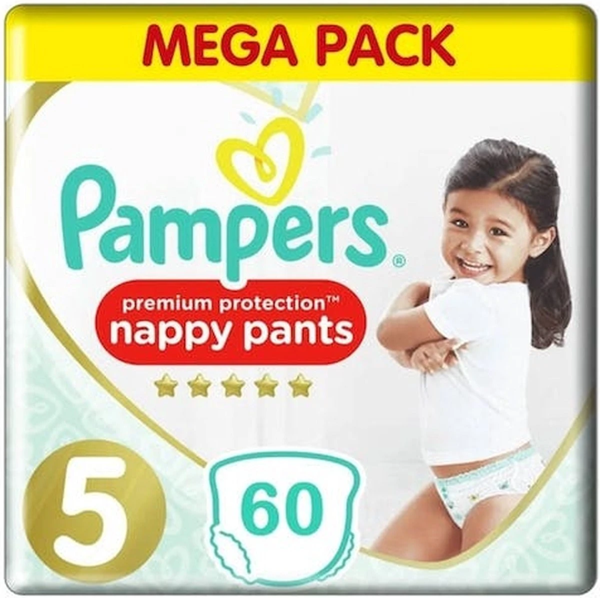 Pampers® Pampers - Premium Protection Pants - Maat 5 - Mega Pack - 60 Luierbroekjes 15 Pampers® Pampers - Premium Protection Pants - Maat 5 - Mega Pack - 60 Luierbroekjes - Afbeelding 13