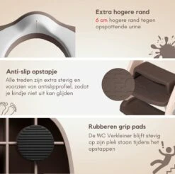 OwlyShop Pinguïn WC Verkleiner Met Trapje - Opvouwbare Toiletverkleiner - Toilet Trainer Met Trapje Voor Jongens & Meisjes - Urinoirs Voor Kind & Peuter Van 2 Tot 7 Jaar -Bekend Babyproducten Winkel 1200x1197 11