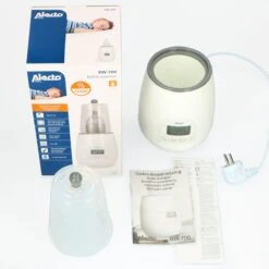 Alecto BW-700 - Snelle Digitale Flessenwarmer 500W Voor Opwarmen, Steriliseren En Ontdooien - Inclusief Stoomkap - Bediening Via Display - Wit 30 Alecto BW-700 - Snelle Digitale Flessenwarmer 500W Voor Opwarmen, Steriliseren En Ontdooien - Inclusief Stoomkap - Bediening Via Display - Wit -Bekend Babyproducten Winkel 1200x1198 2