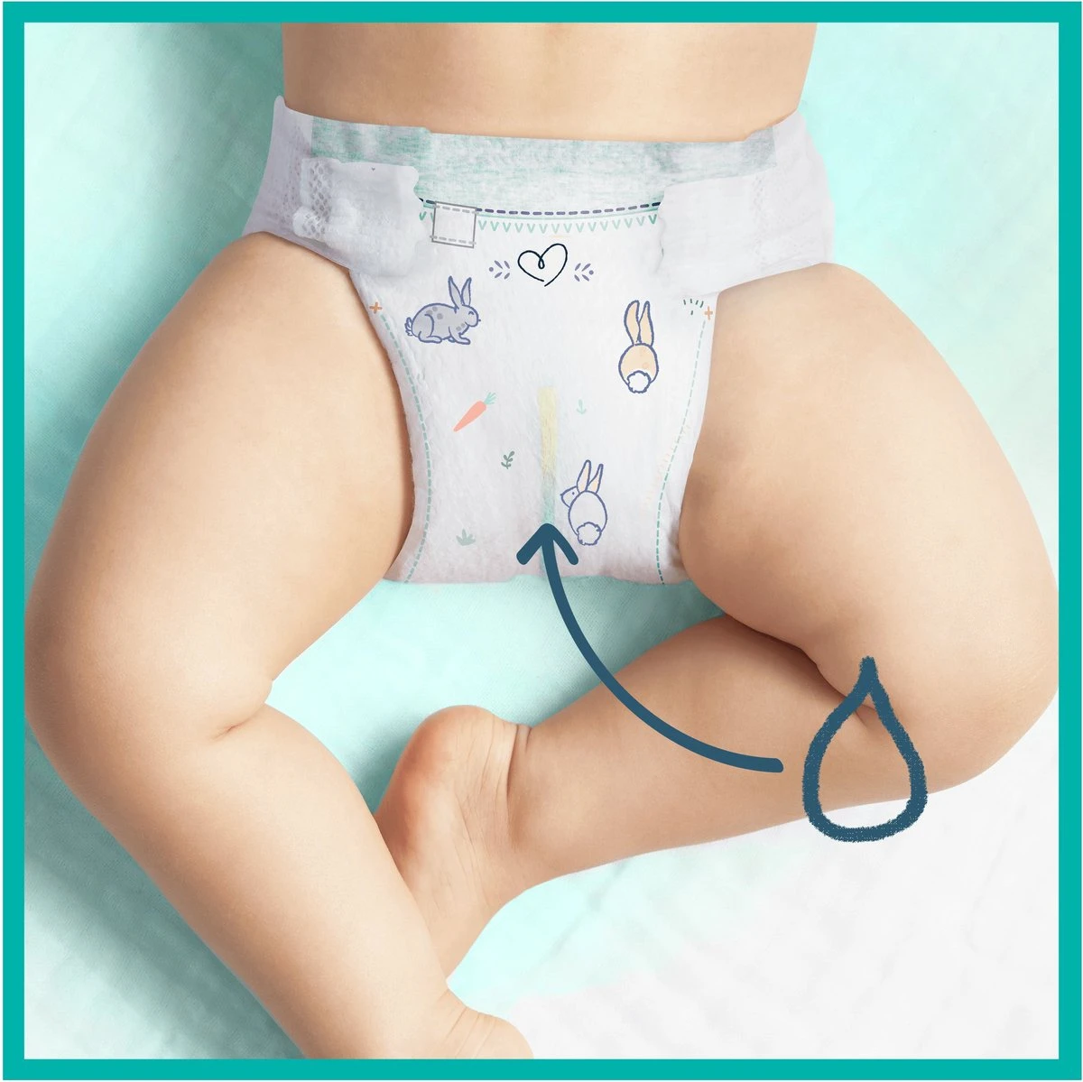 Pampers® Pampers Harmonie Luiers - Maat 2 (4-8kg) - 240 Luiers - Maandbox 6 Pampers® Pampers Harmonie Luiers - Maat 2 (4-8kg) - 240 Luiers - Maandbox - Afbeelding 4