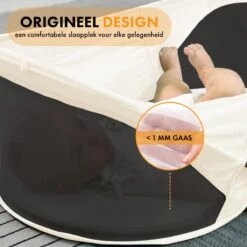 Deryan Infant Deluxe BabyBox Campingbedje - Cream + Inclusief Matras En Klamboe -Bekend Babyproducten Winkel 1200x1200 1003