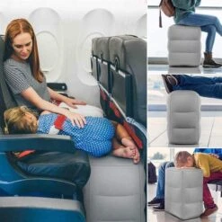 Vliegtuigbedje - Reiskussen - Voetensteun - Multifunctioneel Opblaasbaar Kussen Voor In Het Vliegtuig - Auto - Trein -Bekend Babyproducten Winkel 1200x1200 1050