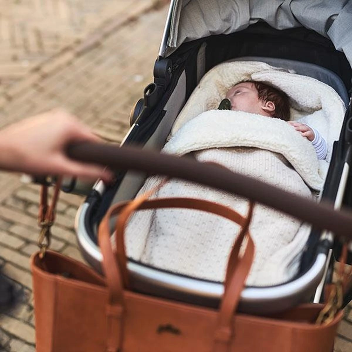 Jollein Voetenzak Voor Autostoel & Kinderwagen - Spring Knit - Ivory 15 Jollein Voetenzak Voor Autostoel & Kinderwagen - Spring Knit - Ivory - Afbeelding 13