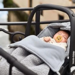 Jollein Voetenzak Voor Autostoel & Kinderwagen - Teddy - Storm Grey -Bekend Babyproducten Winkel 1200x1200 1074