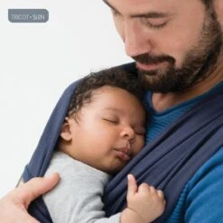 Babylonia Draagdoek - Tricot-Slen - Jeansblauw -Bekend Babyproducten Winkel 1200x1200 1120