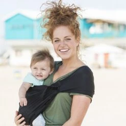 Minimonkey Mini Sling Draagzak - Zwart -Bekend Babyproducten Winkel 1200x1200 1128