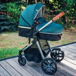 MoMi Kinderwagen - Compacte 2 In 1 Combiwagen - Limuru - Groen (geschikt Van 0-3 Jaar) -Bekend Babyproducten Winkel 1200x1200 1175