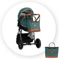 MoMi Kinderwagen - Compacte 2 In 1 Combiwagen - Limuru - Groen (geschikt Van 0-3 Jaar) -Bekend Babyproducten Winkel 1200x1200 1177