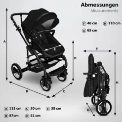 KIDUKU- 3 In 1 Combi-kinderwagen- Zwart- Buggy Incl. Autostoeltje-regenhoes- Inklapbaar 18 KIDUKU- 3 In 1 Combi-kinderwagen- Zwart- Buggy Incl. Autostoeltje-regenhoes- Inklapbaar -Bekend Babyproducten Winkel 1200x1200 1202
