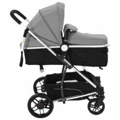 VidaXL Kinderwagen 2-in-1 Aluminium Grijs En Zwart -Bekend Babyproducten Winkel 1200x1200 1215