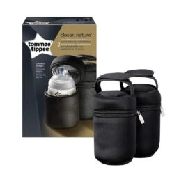 Tommee Tippee Closer To Nature - Geïsoleerde Tas Voor Zuigflessen - Set Van 2 - Zwart -Bekend Babyproducten Winkel 1200x1200 131