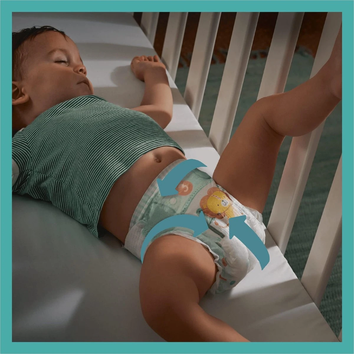 Pampers® Pampers Baby-Dry - Maat 2 (4-8kg) - 34 Luiers 6 Pampers® Pampers Baby-Dry - Maat 2 (4-8kg) - 34 Luiers - Afbeelding 4