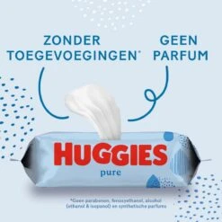 Huggies - Pure - Billendoekjes - 560 Babydoekjes - 10 X 56 -Bekend Babyproducten Winkel 1200x1200 1374