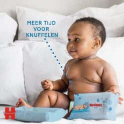 Huggies Billendoekjes - Pure 99% Water - 18 X 56 Stuks - 1008 Doekjes - Voordeelverpakking -Bekend Babyproducten Winkel 1200x1200 1380