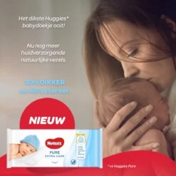 Huggies Billendoekjes - Baby Wipes - Pure Extra Care - 99% Water 56 Doekjes -Bekend Babyproducten Winkel 1200x1200 1389