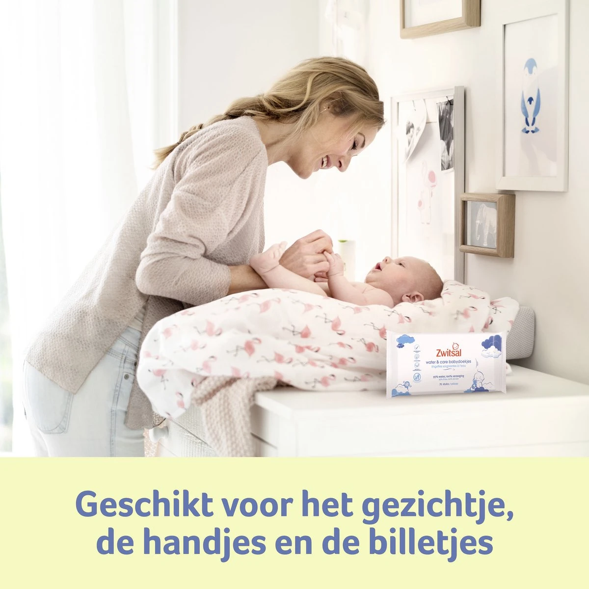Zwitsal Water & Care Billendoekjes Parfumvrij - 1800 Doekjes - Voordeelverpakking 6 Zwitsal Water & Care Billendoekjes Parfumvrij - 1800 Doekjes - Voordeelverpakking - Afbeelding 4