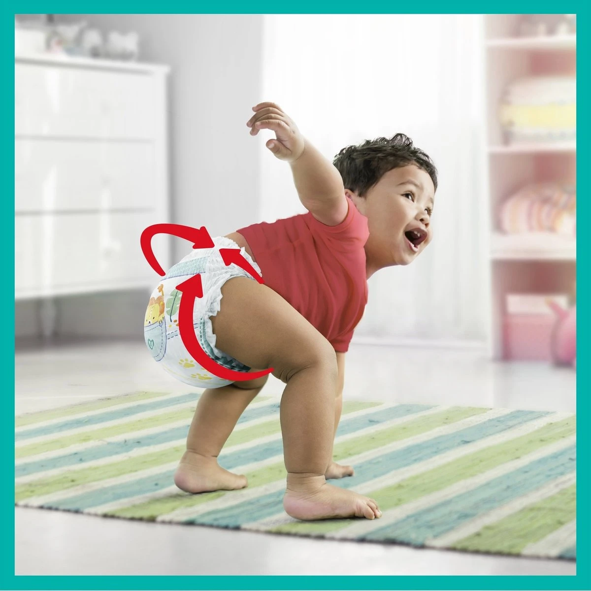 Pampers® Pampers - Baby Dry Pants - Maat 6 - Maandbox - 132 Luierbroekjes 7 Pampers® Pampers - Baby Dry Pants - Maat 6 - Maandbox - 132 Luierbroekjes - Afbeelding 5