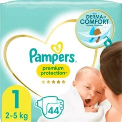 Pampers® Pampers Premium Protection - Maat 1 (New Born) 2-5 Kg - 88 Stuks - Luiers -Bekend Babyproducten Winkel 1200x1200 1452