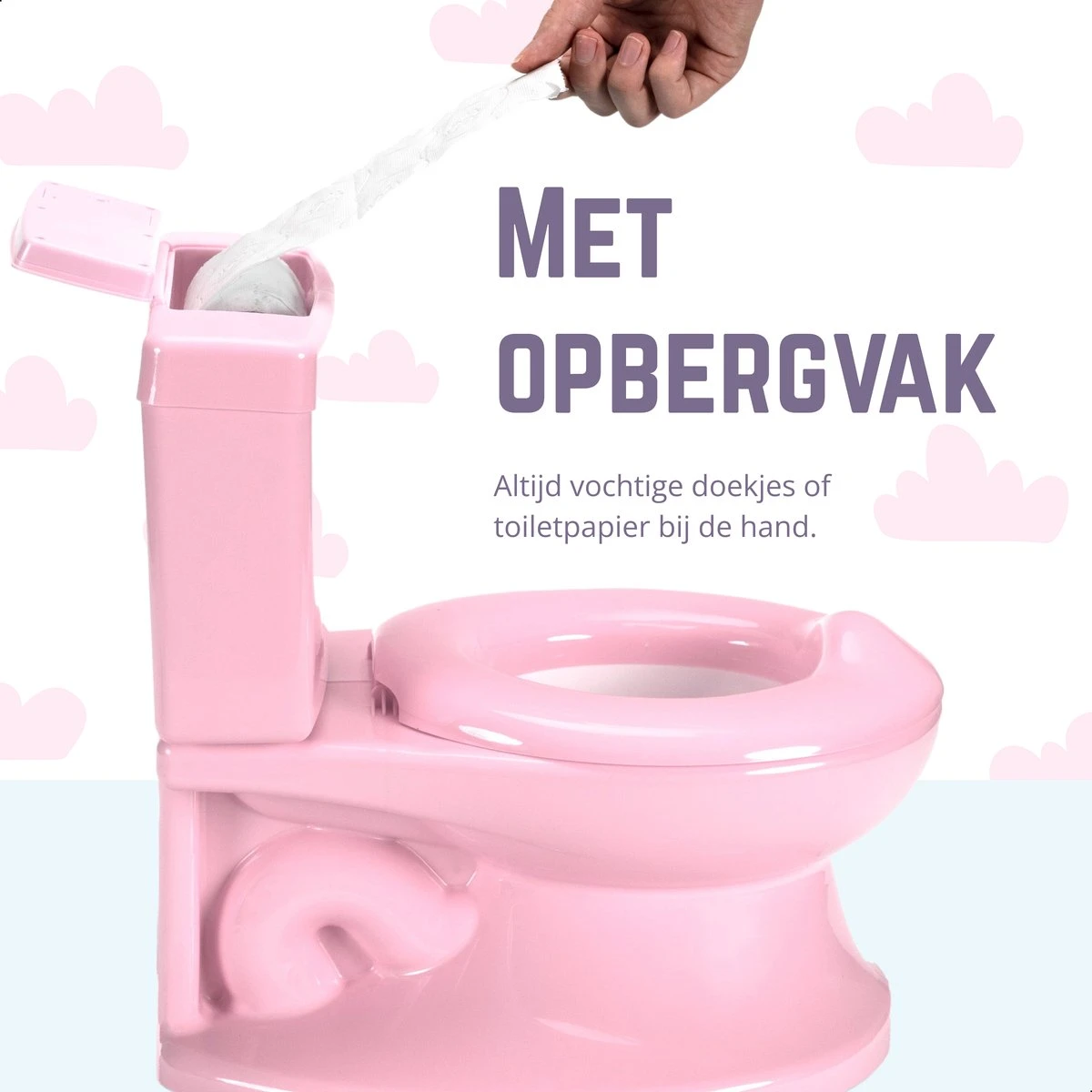 Casteleyn - Toilet Trainer - WC Potje - Plaspotje - Kinder Toilet - Met Geluid - Tot 21KG - Roze 14 Casteleyn - Toilet Trainer - WC Potje - Plaspotje - Kinder Toilet - Met Geluid - Tot 21KG - Roze - Afbeelding 12