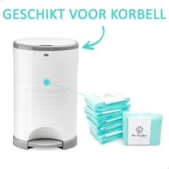 Pure Sensation® Luieremmer Navulling - 5 Stuks - Geschikt Voor Korbell - Inclusief Extra Luier Etui - Navullingen 15/16 Liter - Luieremmer Zakken - Luieremmernavullingen - Luieremmers - Korbell Luieremmer – Luierzakjes Wegwerp - Korbell Navulling -Bekend Babyproducten Winkel 1200x1200 1588