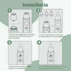 Hunnybunny® Elektrische Neusreiniger Voor Baby’s Met Muziek En Licht – Neuspeer - Aspirator - Neuszuiger - USB-compatibel -Bekend Babyproducten Winkel 1200x1200 1640